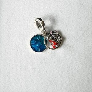 New Pandora Disney Lilo & Stitch Family silver Dangle Charm for jewelry bracelet